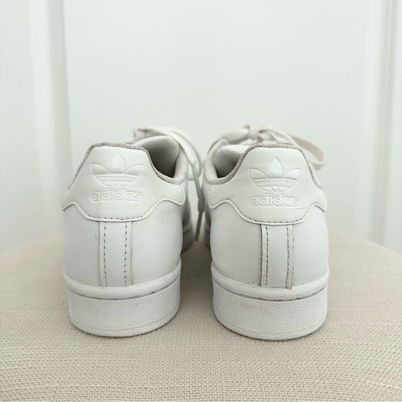 Adidas Superstar All White Sneakers - Picture 8 of 13